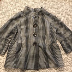 COPY - Gray plaid blazer